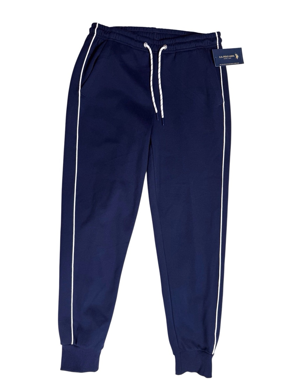 U.S. Polo Assn. textured Classic Navy sport Jogger pants men’s size Medium  new